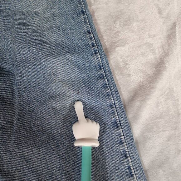 Vintage Levis 505 Regular Fit Straight Leg Denim Jeans Mens 38x34 (Fits 36x34) - Picture 3 of 14